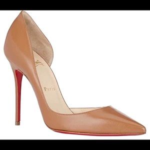 Christian Louboutin Iriza Half-dOrsay 100 Noisette